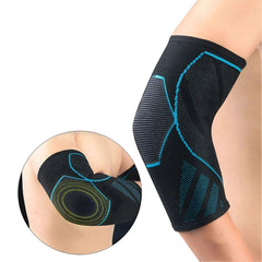 Sports elbow pads – knitted, non-slip & compressive for training and exercise